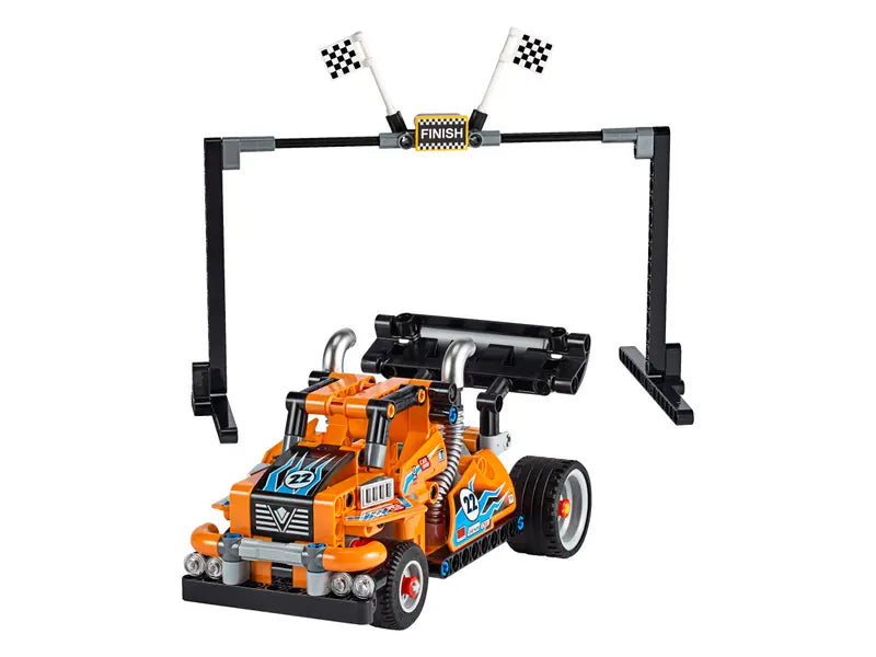 LEGO Technic 42104 Race Truck Toy to Racing Car 2 in 1, Pull Back Building Toy