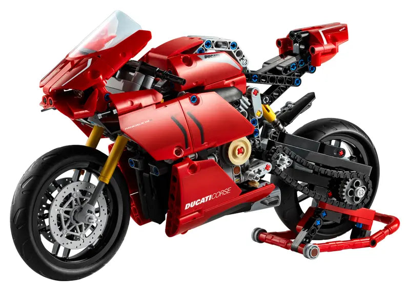 LEGO Technic 42107 Ducati Panigale V4 R Motorcycle Building Toy Retired, 646 Pcs