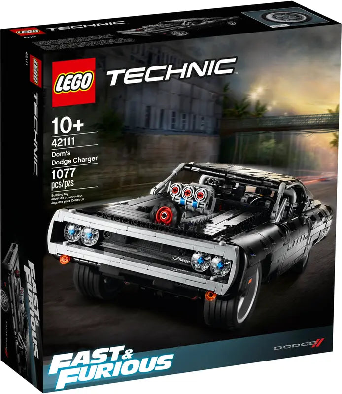 LEGO Technic 42111 Fast & Furious Dom's Dodge Charger Racing Car Building Toy