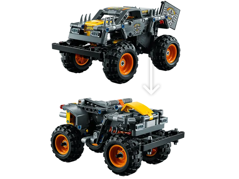 LEGO Technic 42119 Monster Jam Max-D Pull Back 2 in 1 Building Toy Retired - New