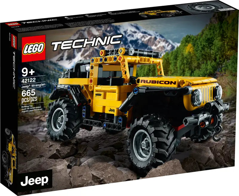 LEGO Technic 42122 Jeep Wrangler 4x4 Terrain Off Roader Building Kit New Retired