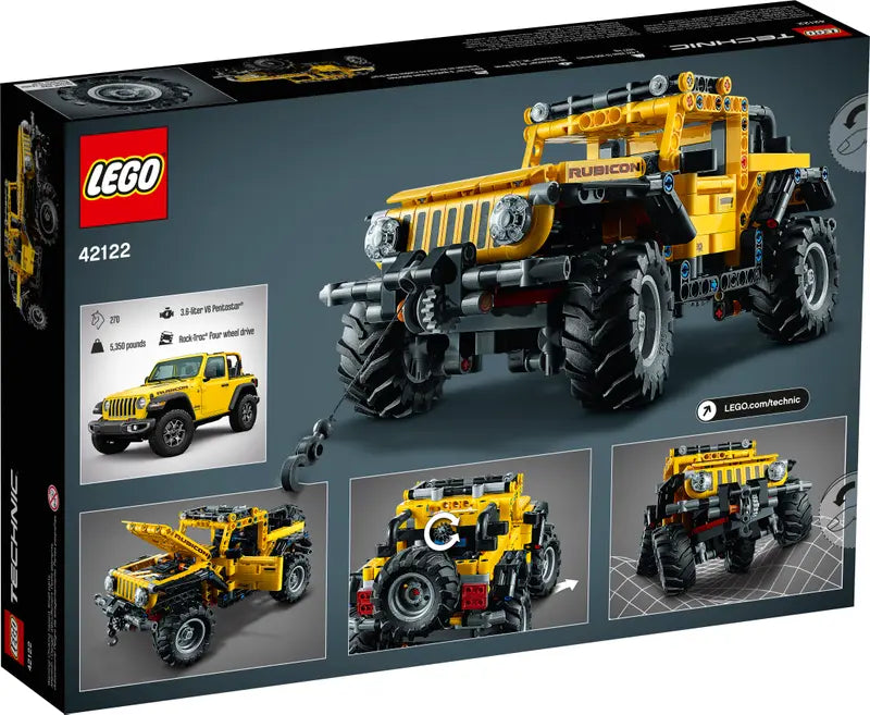 LEGO Technic 42122 Jeep Wrangler 4x4 Terrain Off Roader Building Kit New Retired