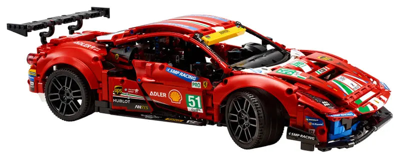 LEGO Technic 42125 Ferrari 488 GTE “AF Corse #51” Champion GT Series Sports Car