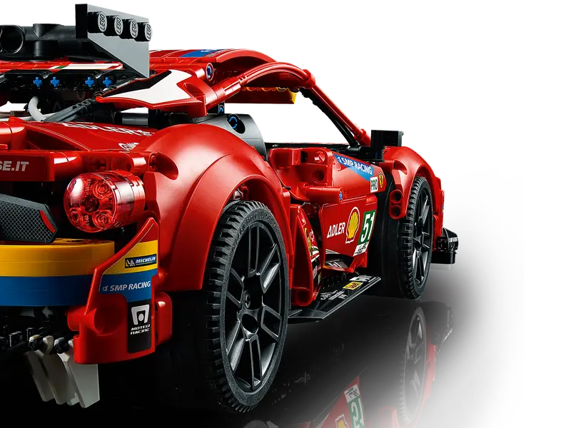 LEGO Technic 42125 Ferrari 488 GTE “AF Corse #51” Champion GT Series Sports Car