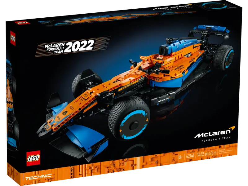 LEGO Technic 42141 McLaren Formula 1 Team 2022 Race Car Model Building Kit, NISB