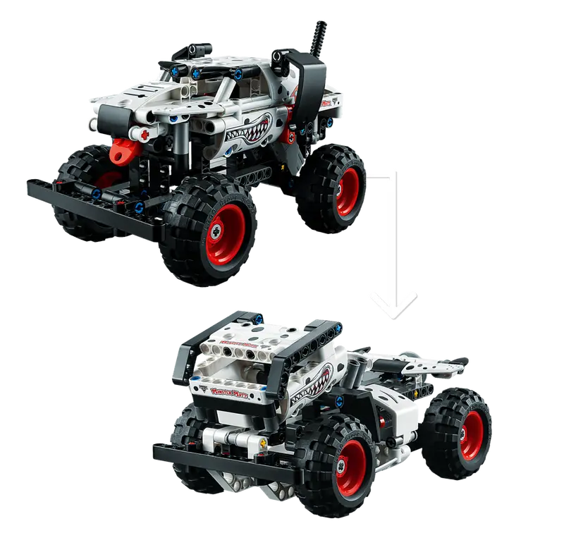 LEGO Technic 42150 Monster Jam Monster Mutt Dalmatian 2in1 Pull Back Truck, NISB
