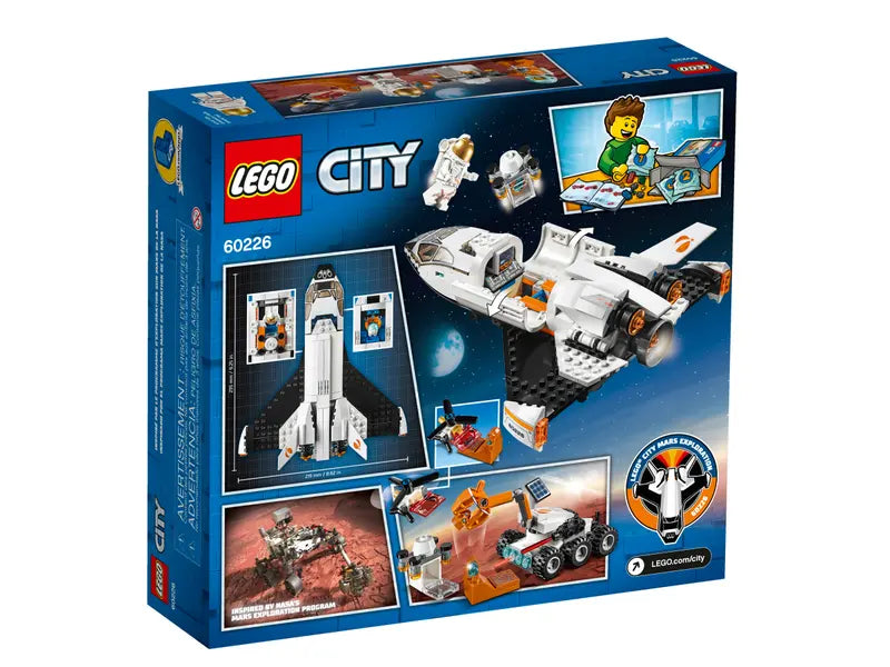 LEGO City Space Port 60226 Mars Research Shuttle Building Kit Retired, 273 Pcs