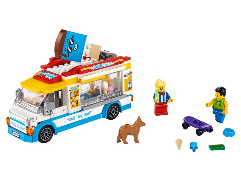 LEGO City 60253 Ice-Cream Truck Building Toy Special Gift For 5+ Kids, 200 Pcs