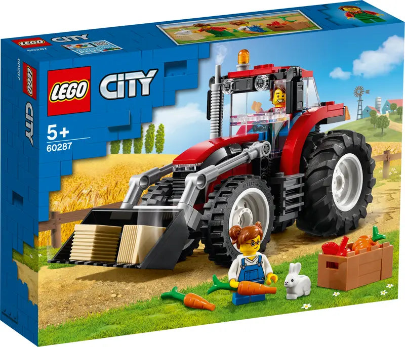 LEGO City 60287 Great Vehicle Iconic Red Tractor Building Toy 148 Pcs New in Box