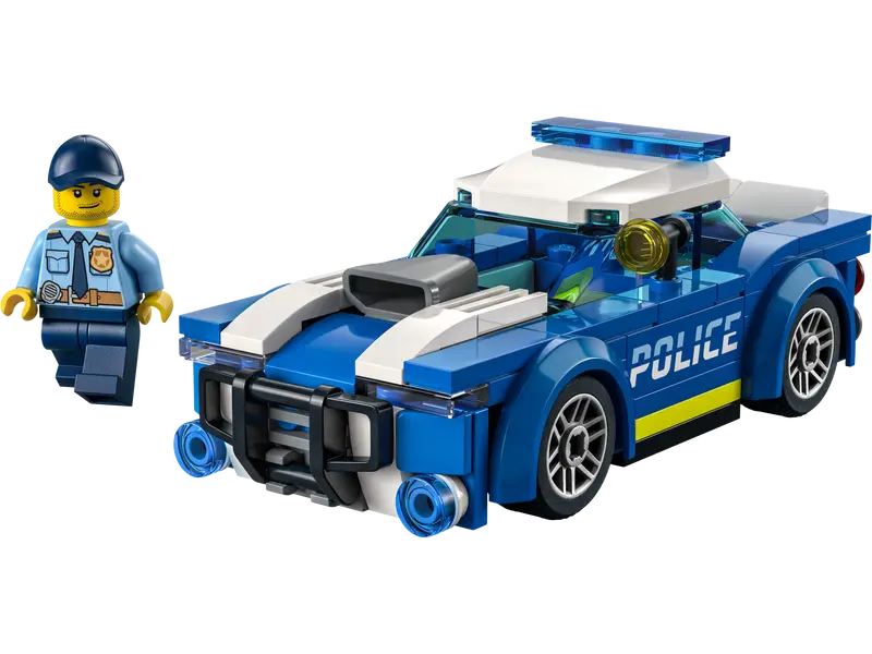 LEGO City 60312 Police Car With Officer Minifigure Adventure Series Building Toy