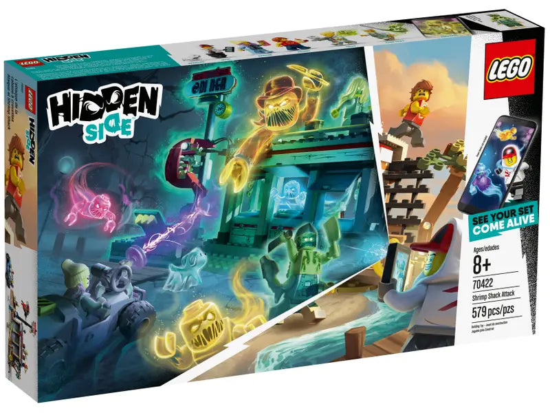 LEGO 70422 Hidden Side Shrimp Shack Attack New Sealed AR Ghost Minifigures Set