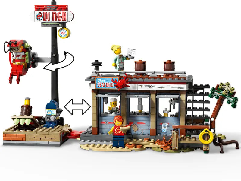 LEGO 70422 Hidden Side Shrimp Shack Attack New Sealed AR Ghost Minifigures Set