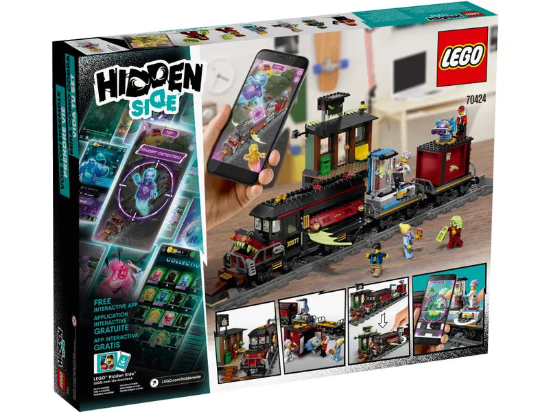 LEGO 70424 Hidden Side Ghost Train Express New Sealed 698 Pcs AR Building Kit