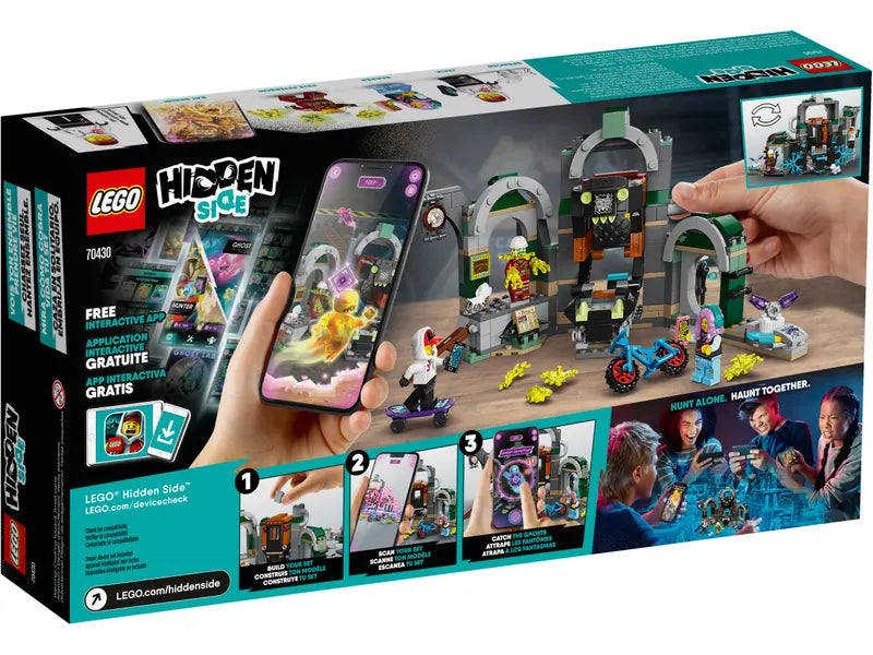 LEGO Hidden Side 70430 Newbury Subway Augmented Reality Building Toy, 348 Pcs