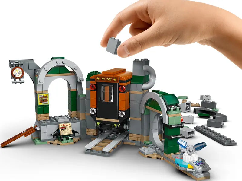 LEGO Hidden Side 70430 Newbury Subway Augmented Reality Building Toy, 348 Pcs