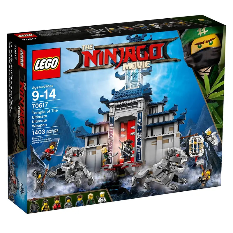 LEGO The Ninjago Movie 70617 Temple of The Ultimate Ultimate Weapon New 1403 Pcs