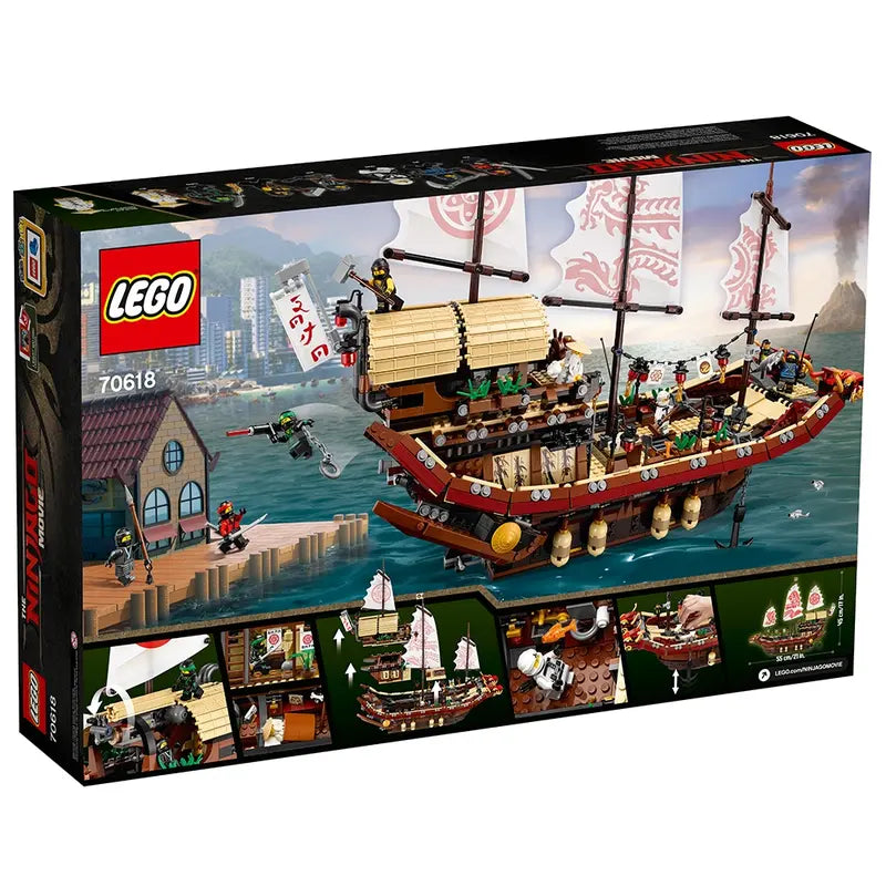 LEGO The Ninjago Movie 70618 Destiny's Bounty Building Toy Kit Retired, 2295 Pcs
