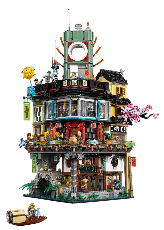 LEGO The Ninjago Movie 70620 Authentic & Detailed NINJAGO City Retired, 4867 Pcs
