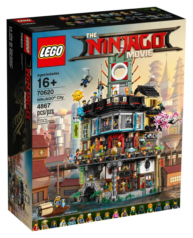 LEGO The Ninjago Movie 70620 Authentic & Detailed NINJAGO City Retired, 4867 Pcs