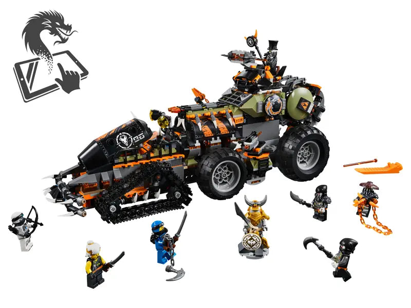 LEGO Ninjago 70654 Masters of Spinjitzu Dieselnaut Dragon Hunters Building Toy