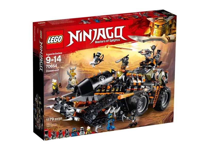 LEGO Ninjago 70654 Masters of Spinjitzu Dieselnaut Dragon Hunters Building Toy