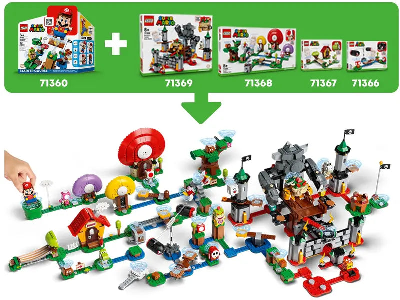 LEGO Super Mario 71362 Guarded Fortress Fun Packed Expansion Set, Buildable Game