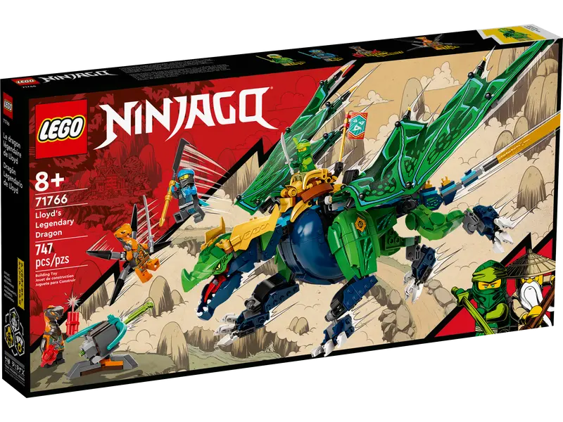 LEGO Ninjago 71766 Lloyd’s Legendary Dragon Collectible Mission Banner Series
