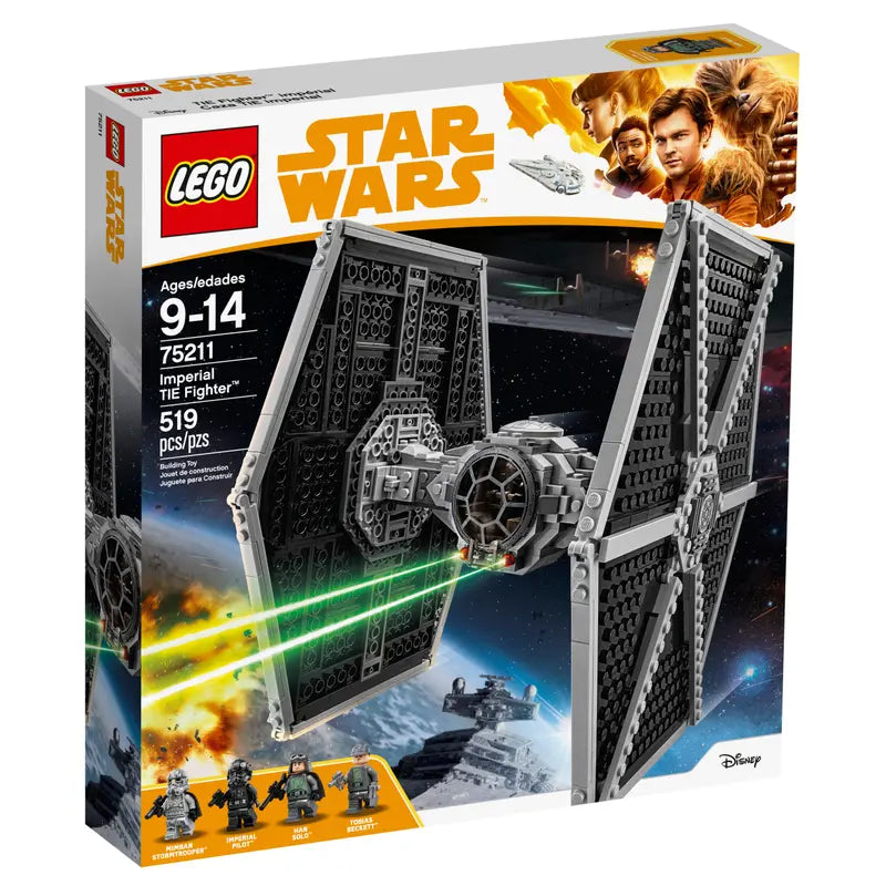 LEGO Star Wars 75211 Disney Iconic Imperial TIE Fighter Building Toy Retired New