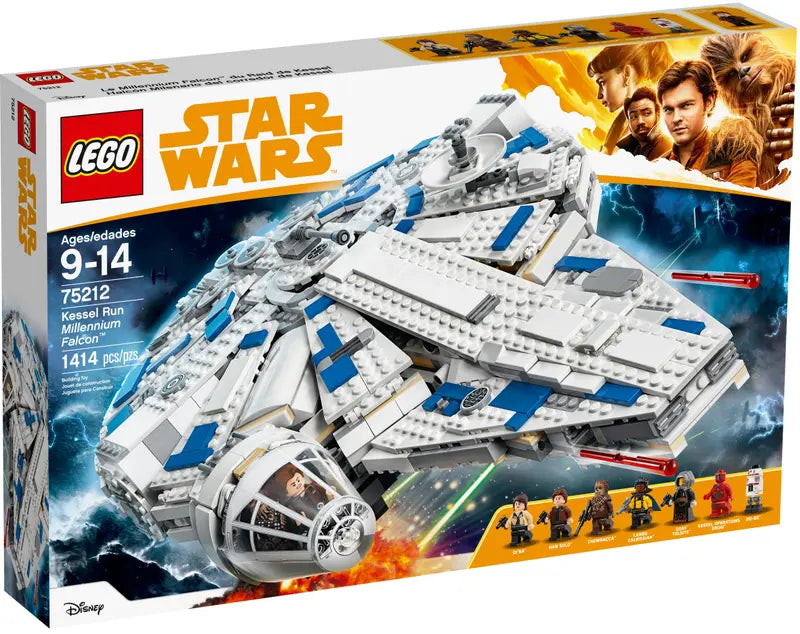 LEGO Star Wars 75212 Iconic Kessel Run Millennium Falcon Retired, 1414 Pcs - New