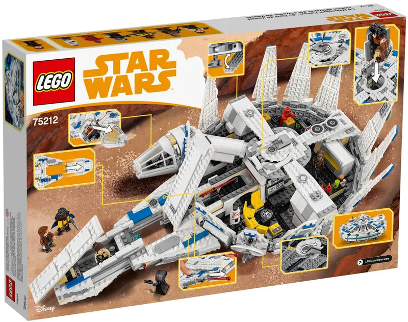 LEGO Star Wars 75212 Iconic Kessel Run Millennium Falcon Retired, 1414 Pcs - New