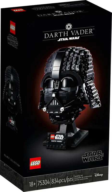 LEGO Star Wars 75304 Disney Darth Vader Helmet Collection Building Kit, 834 Pcs