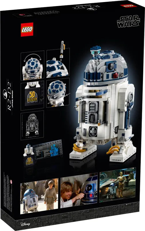 LEGO Star Wars 75308 R2-D2 Droid Building Set for Adults, 2314 Pcs Retired - New