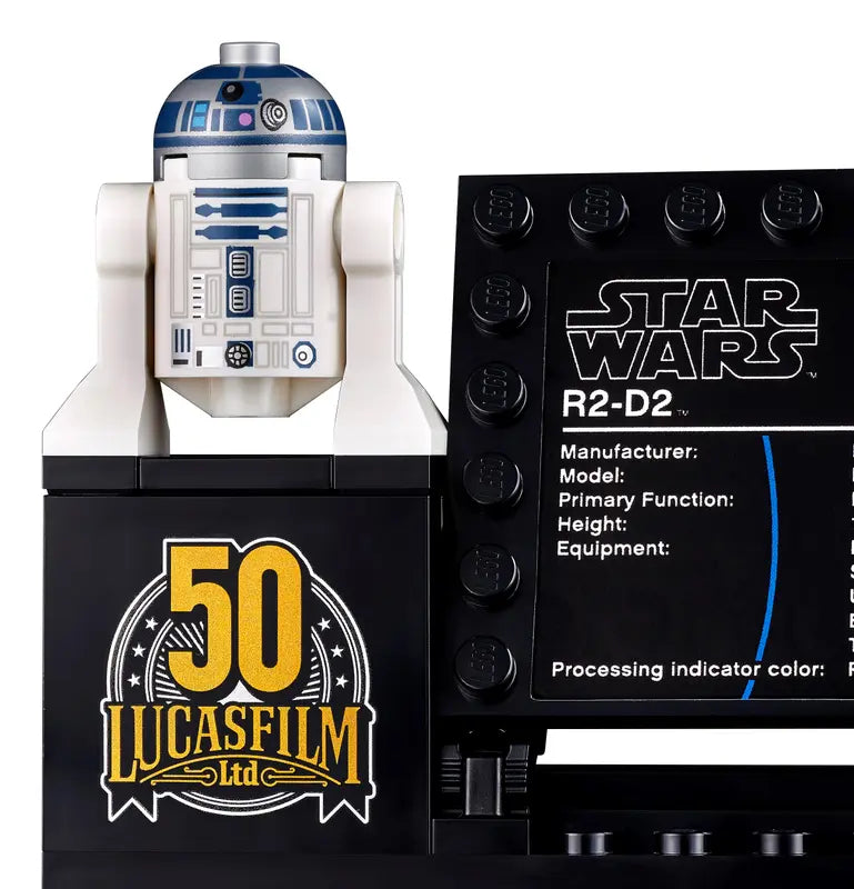 LEGO Star Wars 75308 R2-D2 Droid Building Set for Adults, 2314 Pcs Retired - New