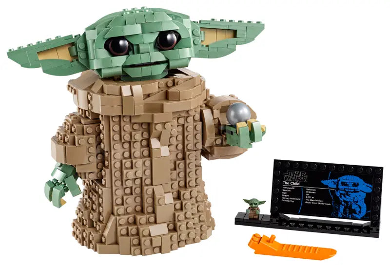 LEGO Star Wars 75318 The Child Baby Yoda Grogu Collectible Building Toy, Retired