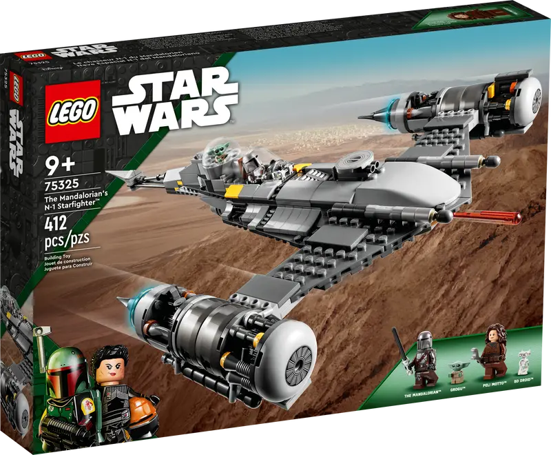LEGO Star Wars 75325 The Mandalorian's N-1 Starfighter Building Toy Retired NISB