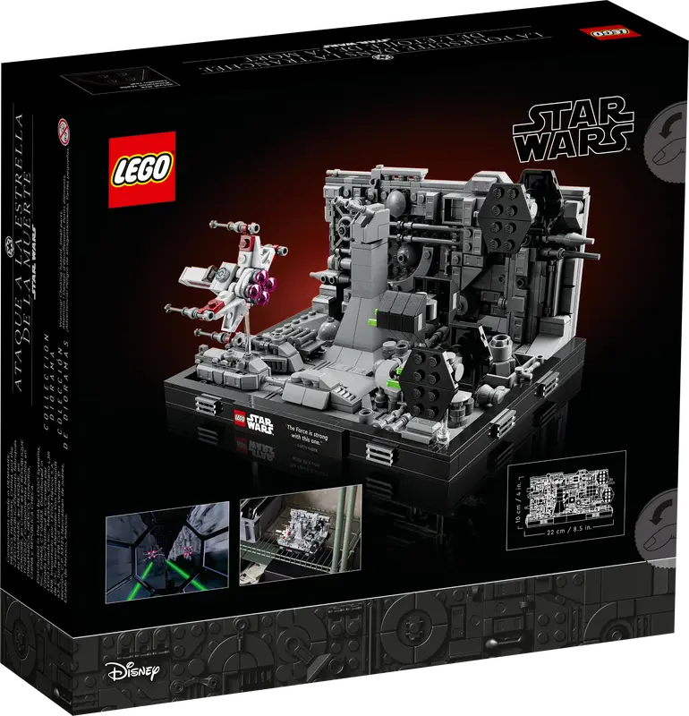LEGO Star Wars 75329 Death Star Trench Run Diorama Collection Building Toy, NISB