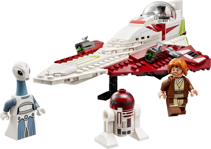 LEGO Star Wars 75333 Obi-Wan Kenobi’s Jedi Starfighter Building Toy 282 Pcs, New