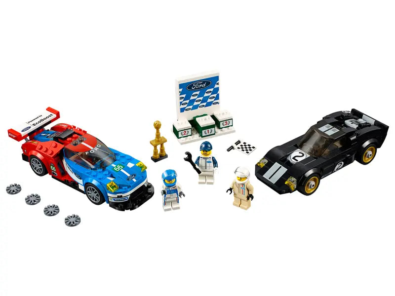 LEGO Speed Champions 2016 Ford GT & 1966 Ford GT40 75881 Building Toy, Retired