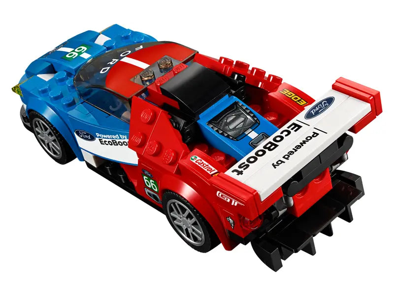 LEGO Speed Champions 2016 Ford GT & 1966 Ford GT40 75881 Building Toy, Retired