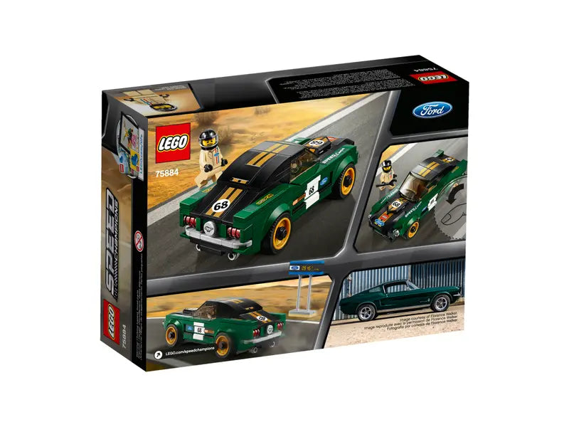 LEGO 75884 Speed Champions 1968 Ford Mustang Fastback Building Kit Retired, NISB