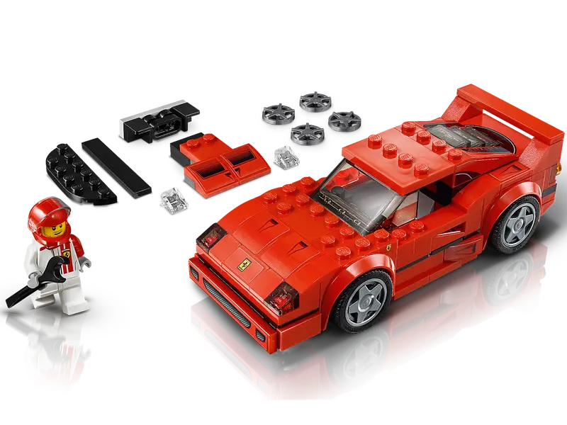 LEGO Speed Champions 75890 Ferrari F40 Competizione Building Toy Retired 198 Pcs