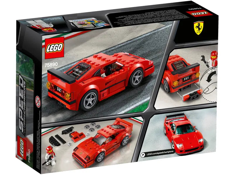 LEGO Speed Champions 75890 Ferrari F40 Competizione Building Toy Retired 198 Pcs