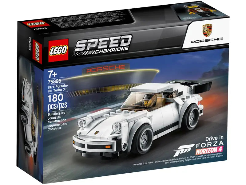 LEGO 75895 Speed Champions 1974 Porsche 911 Turbo 3.0 Building Kit Retired, NISB
