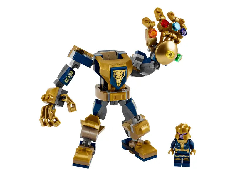 LEGO Marvel Avengers 76141 Thanos Mech Cool Action Building Toy Retired, 152 Pcs