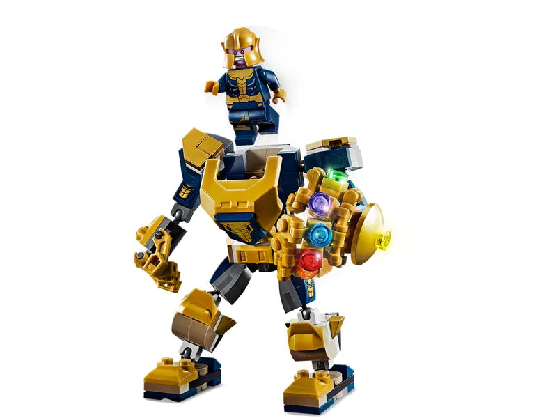LEGO Marvel Avengers 76141 Thanos Mech Cool Action Building Toy Retired, 152 Pcs