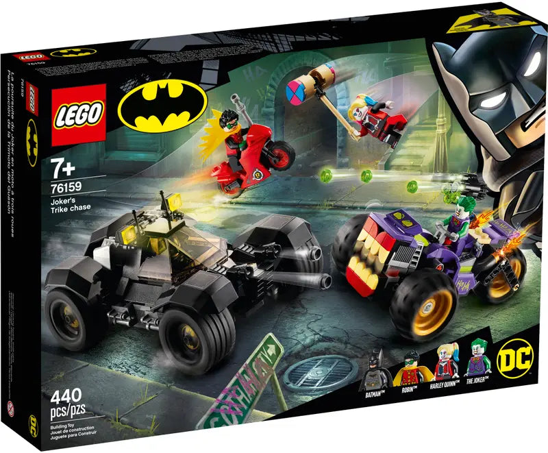 LEGO DC 76159 Super Heroes Joker's Trike Chase Building Toy Playset Retired-New