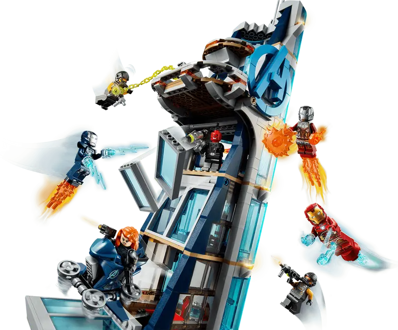 LEGO Marvel 76166 Avengers Tower Battle Super Heroes Building Toy Retired - NISB