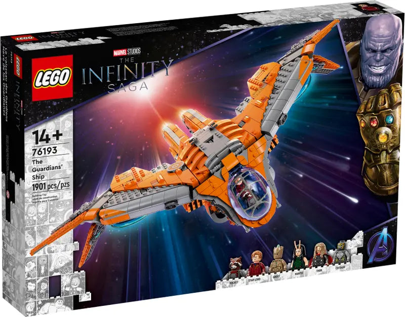 LEGO Marvel Studios The Infinity Saga 76193 The Guardians’ Ship Building Toy New