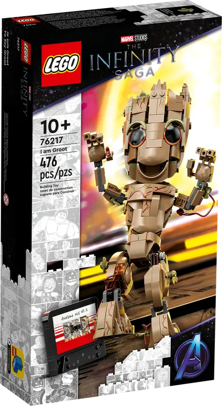 LEGO Marvel Studios The Infinity Saga 76217 I am Groot Building Toy Retired NISB