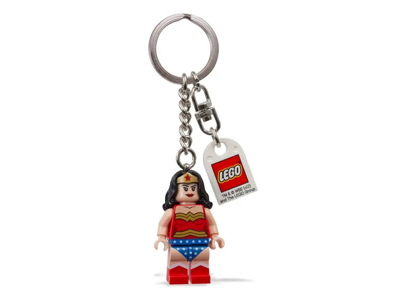 Lego DC Universe 853433 Super Heroes Wonder Woman Minifigure Keyring Retired NEW